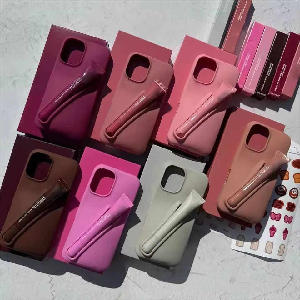 Buy Phone Cases - Hot Sale Lipstick Ribbon Toast Gift