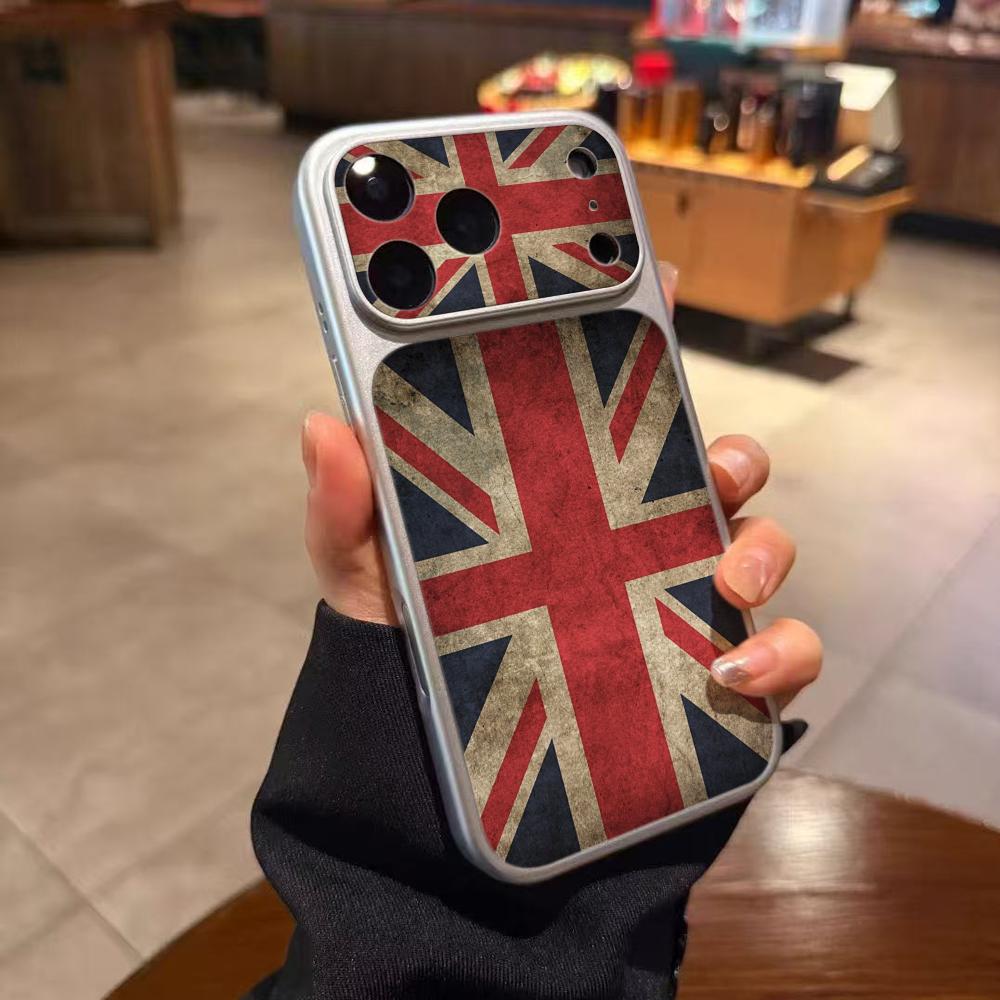 Phone Cases Uk - English Uk Flag Phone Case Electroplated