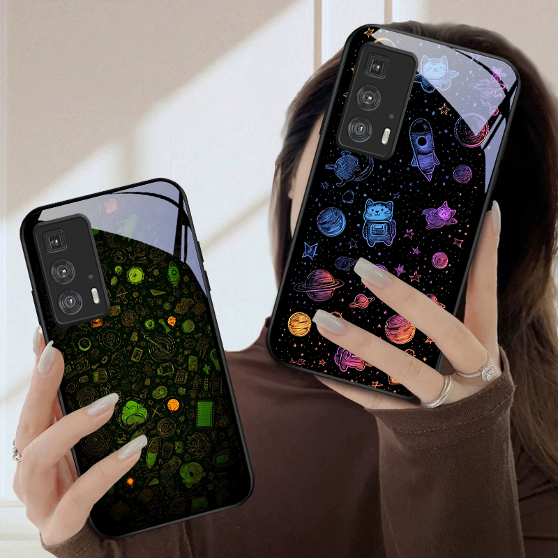 Phone Cases Motorola - Violet Star River Pattern For Motorola