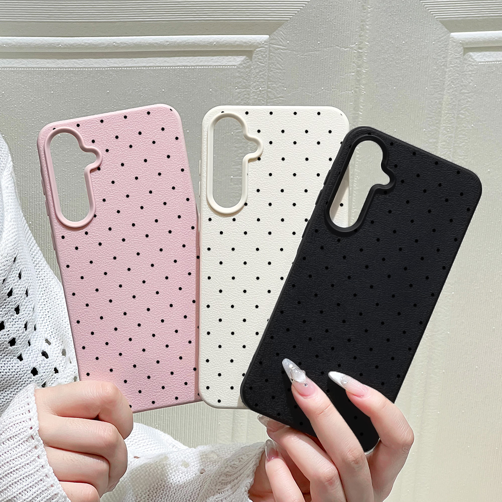 Phone Cases Samsung S25 Fe - Ins Polka Dots Phone Case For