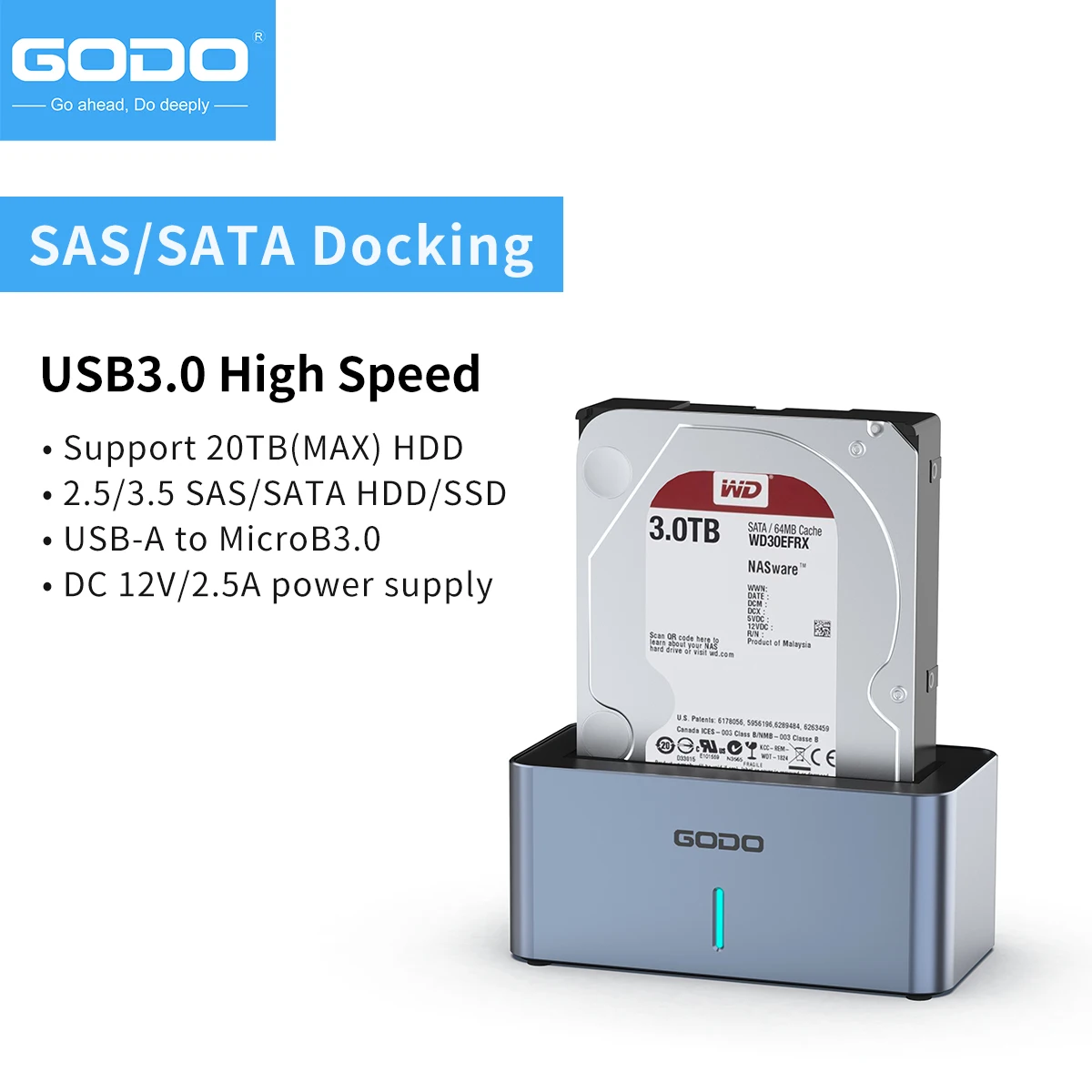Phone Cases Uk - GODO Hard Drive Docking Station Aluminum