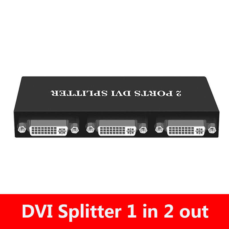 Phone Cases Uk - 1x2/1x4 Port DVI Splitter 1 in