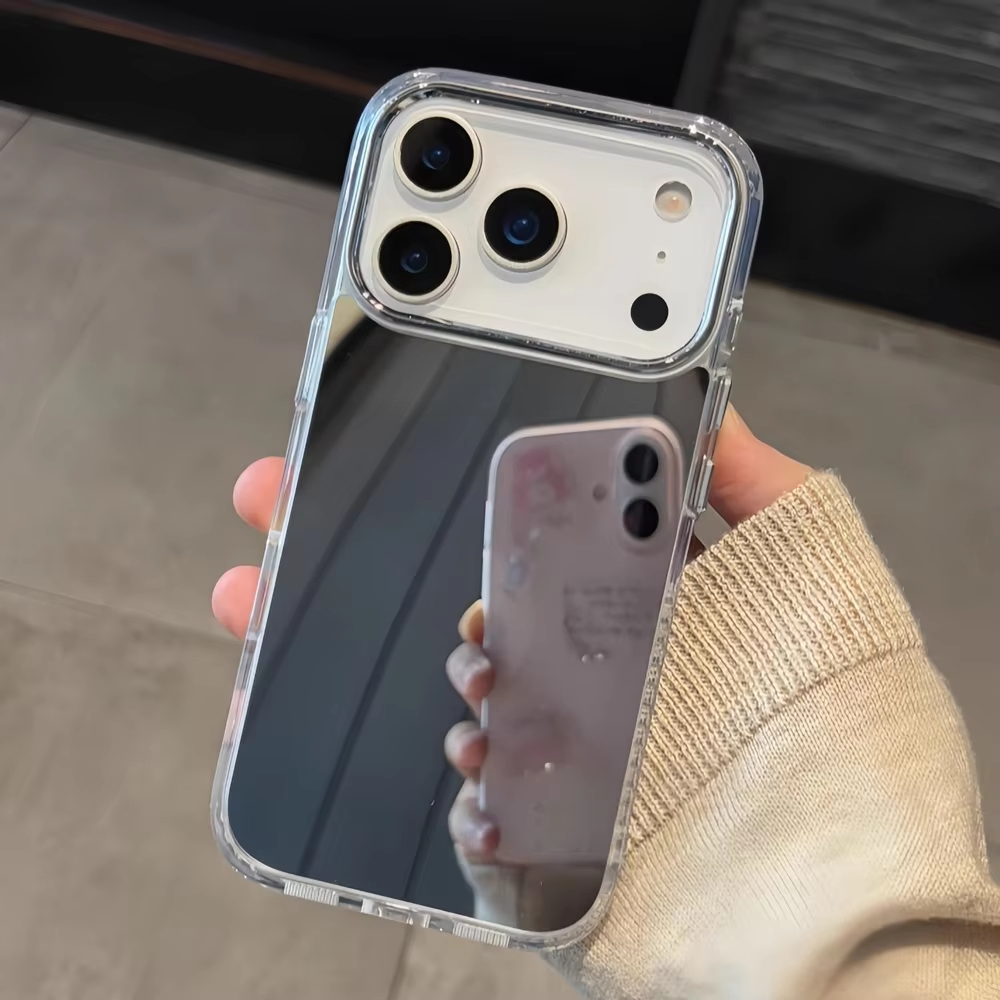 Luxury Plating Case - Luxury Acrylic Makeup Mirror Phone Case