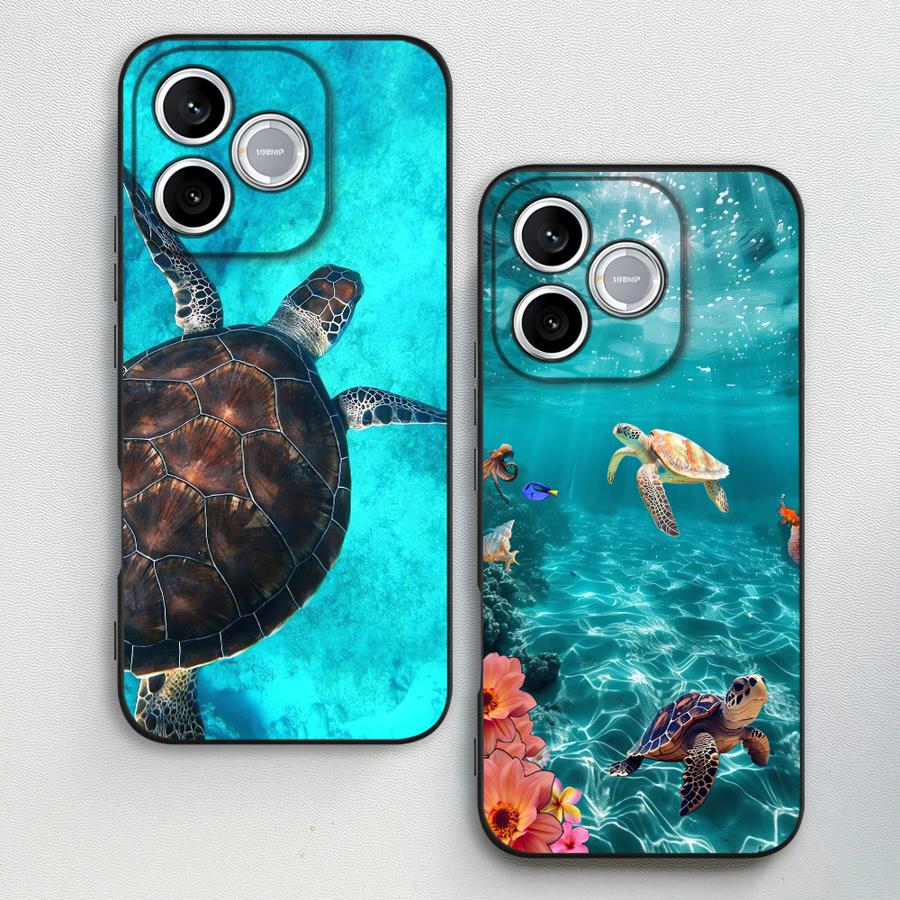 Phone Cases Art - Underwater Turtle Art Case for Honor