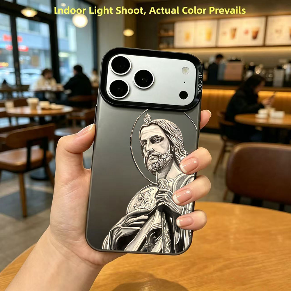 Phone Cases Art - San Judas Tadeo Pattern Design Phone
