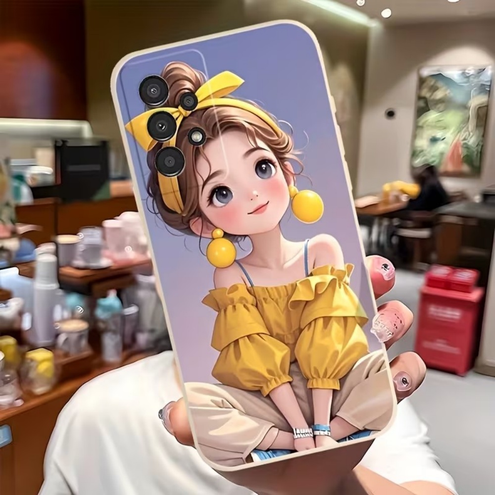 Phone Cases Samsung S25 Fe - Cute Cartoon Girl Pattern Design Phone