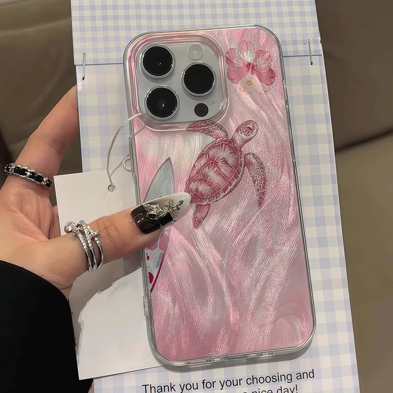 Phone Cases That Cover The Camera - Wave Background Summer Sea Phone Case