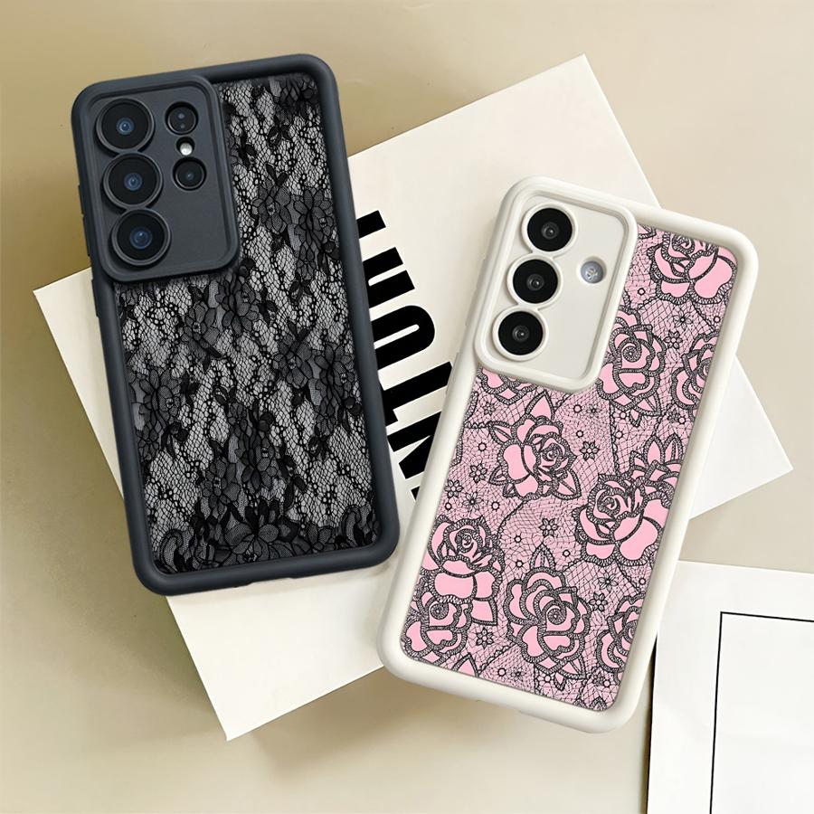 Phone Cases Galaxy S26 Ultra - Creative Lace Pattern Phone Cover Case