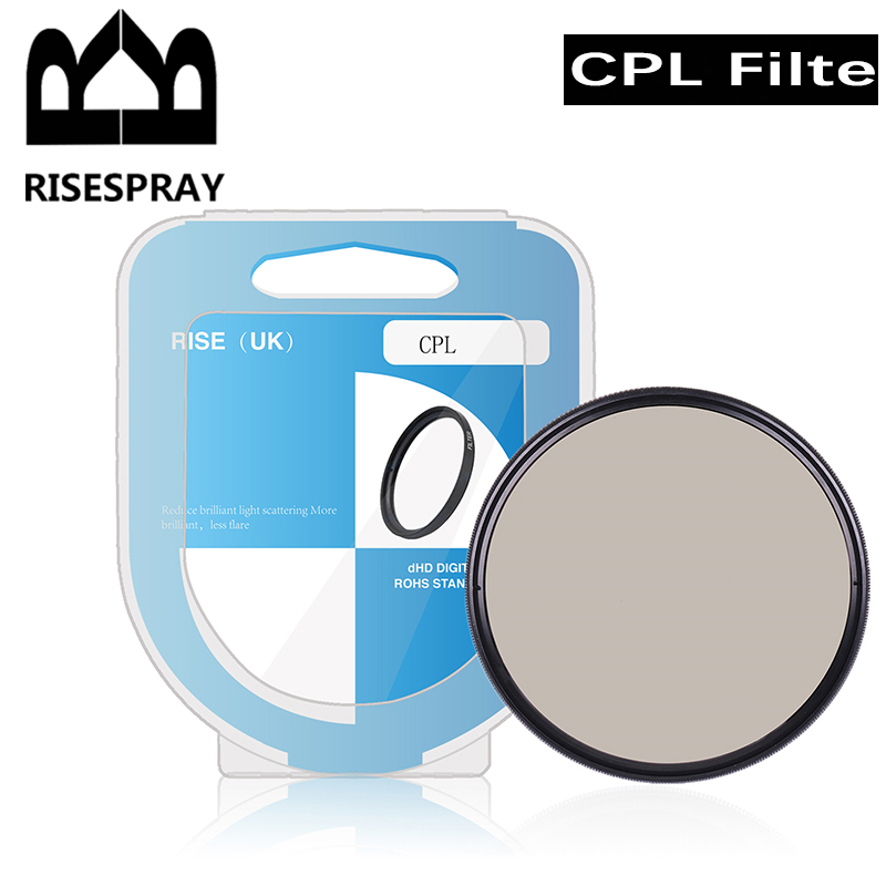 Phone Cases Uk - RISE(UK) 37mm/39mm/40.5mm/43/46/49/52/55/58/62/67/72/77mm/82mm Circular Polarizing CPL Filter