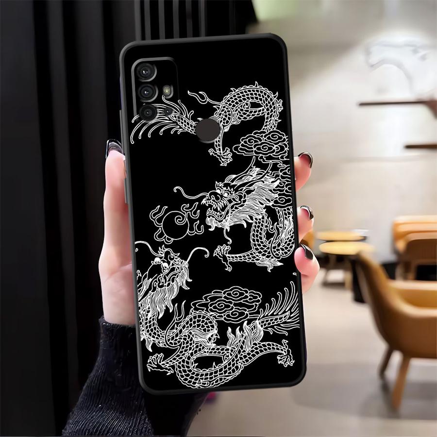 Cool Chinese Dragon Soft Back  - Phone Cases Motorola 评论和价格