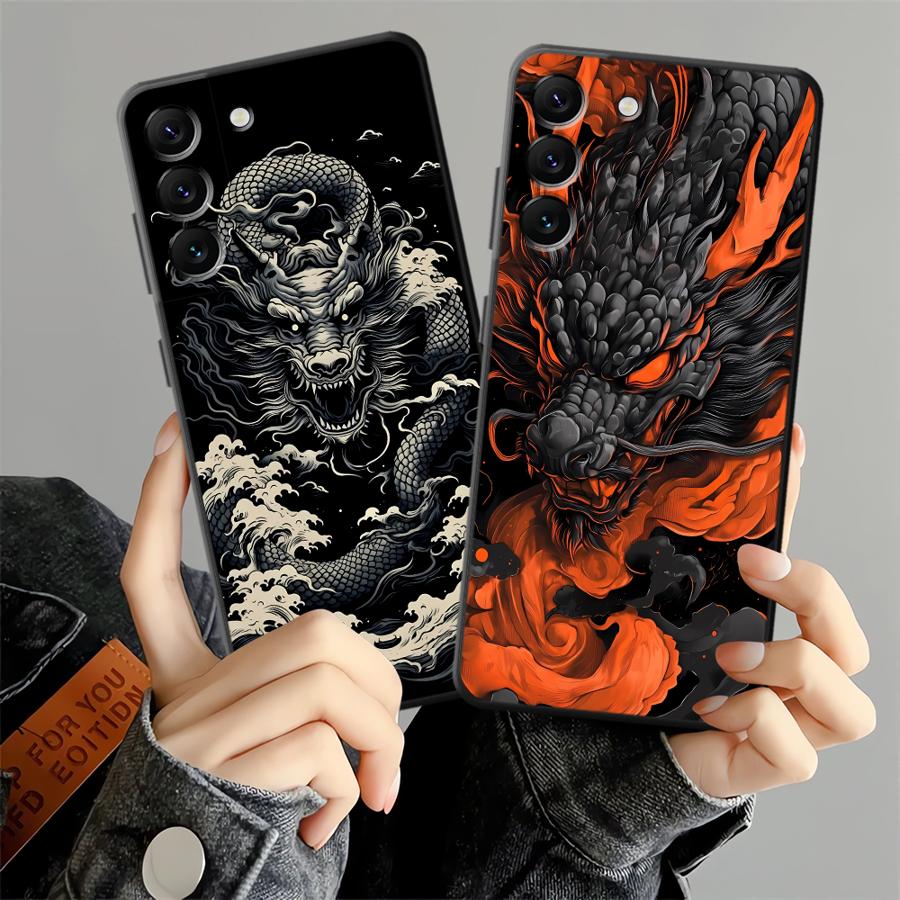 Wave Dragon Art Phone Cover Ca - Phone Cases Art 评论和价格