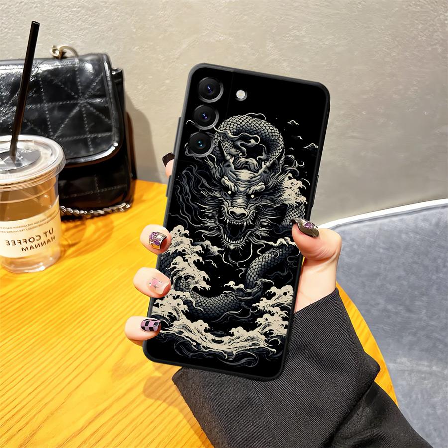 Wave Dragon Art Phone Cover Ca - Phone Cases Art 评论和价格