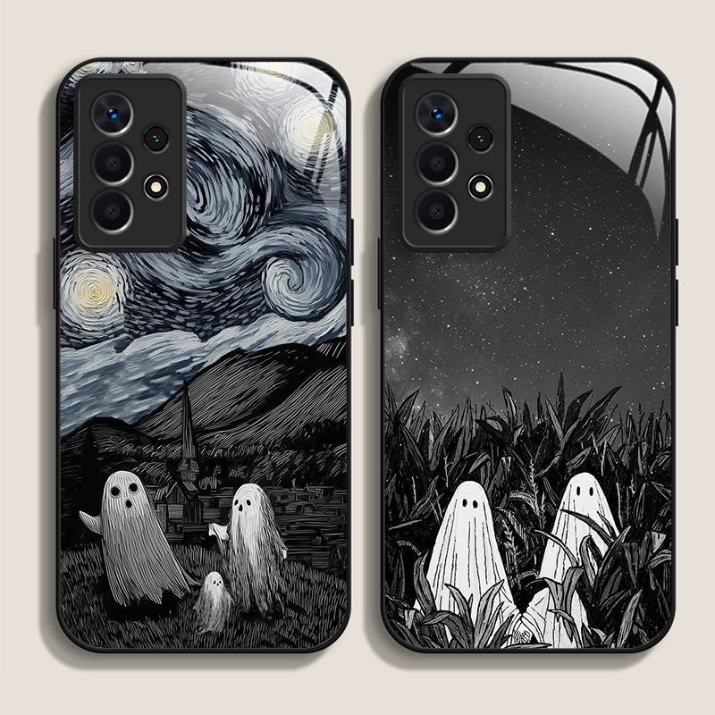Funny Ghost Abstract Art Patte - Phone Cases Art 评论和价格