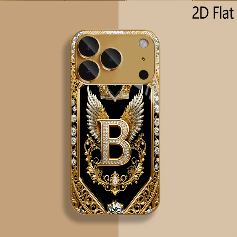 B-Badge print Patterned temper - Phone Cases That Cover The Camera 评论和价格