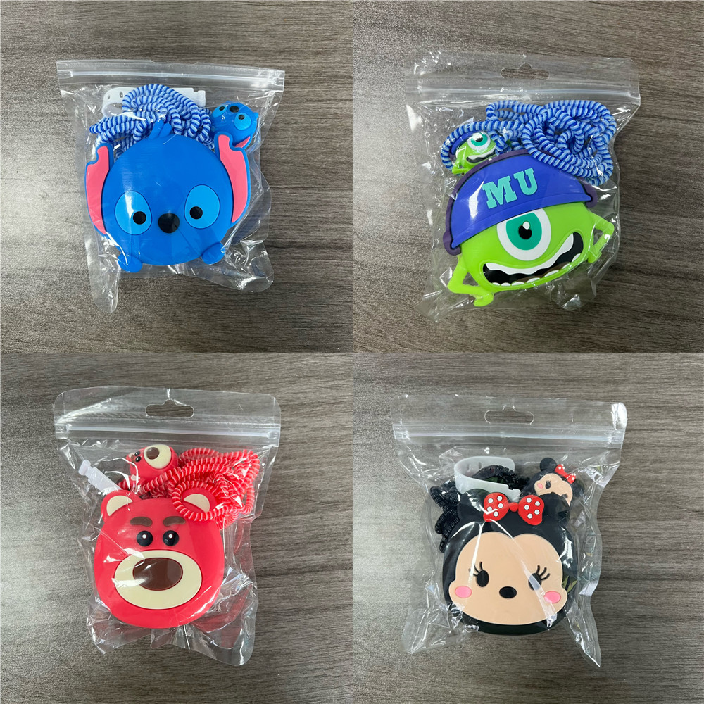 4Pcs/Set Cute 3D Cartoon Cable - Phone Cases Uk 评论和价格