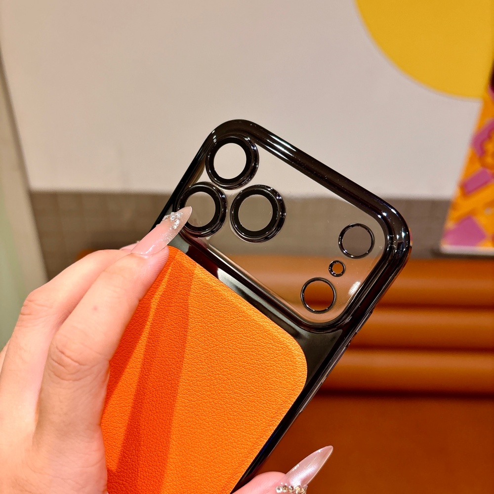 Luxury Solid Color PU Leather  - Luxury Plating Case 评论和价格