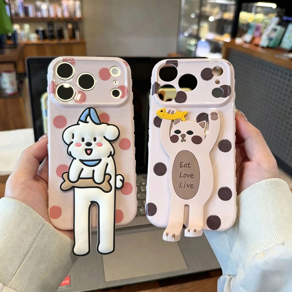 Cute Polka Dots Phone Case For - Phone Cases With Stand 评论和价格