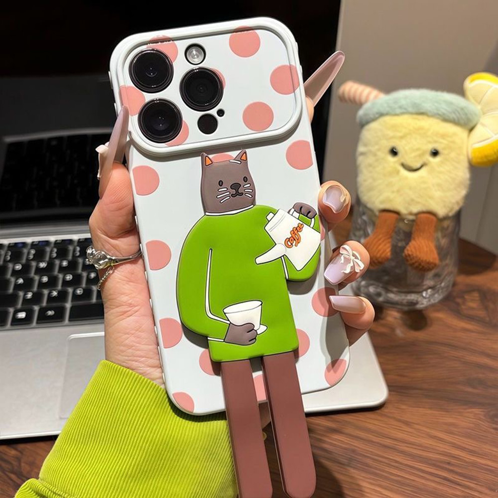 Cute Polka Dots Phone Case For - Phone Cases With Stand 评论和价格