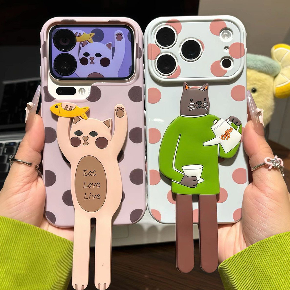 Cute Polka Dots Phone Case For - Phone Cases With Stand 评论和价格