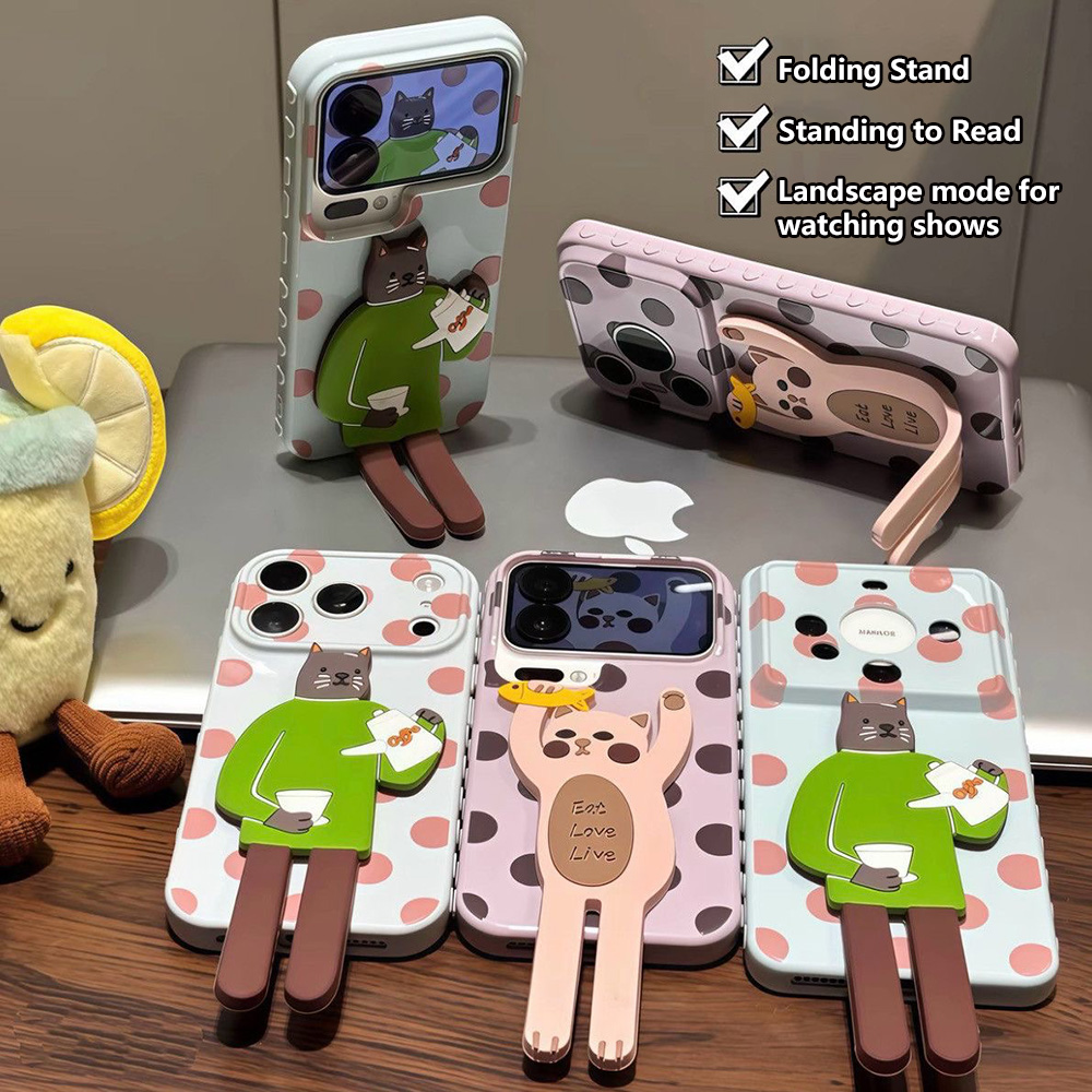 Cute Polka Dots Phone Case For - Phone Cases With Stand 评论和价格