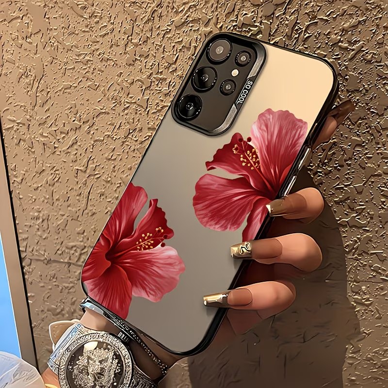 Red Hibiscus Floral Pattern Ph - Gradient Color Case 评论和价格