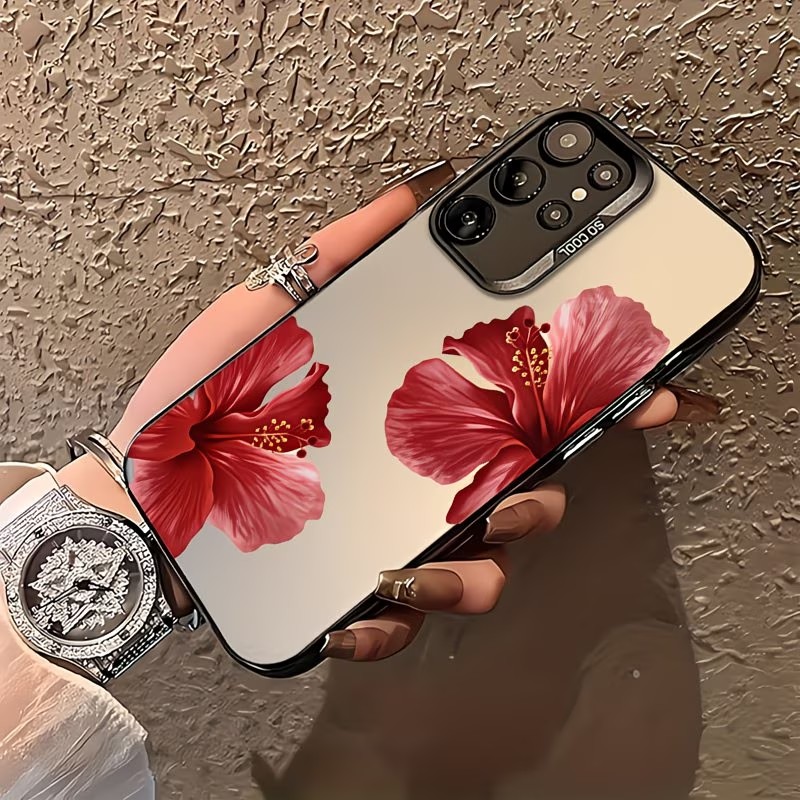 Red Hibiscus Floral Pattern Ph - Gradient Color Case 评论和价格