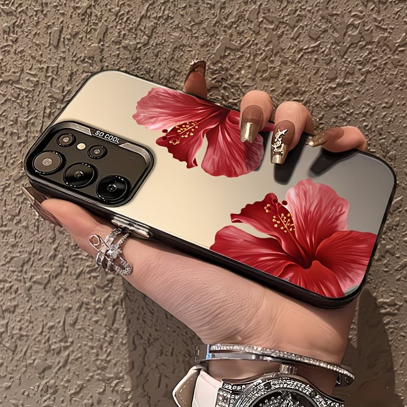 Red Hibiscus Floral Pattern Ph - Gradient Color Case 评论和价格