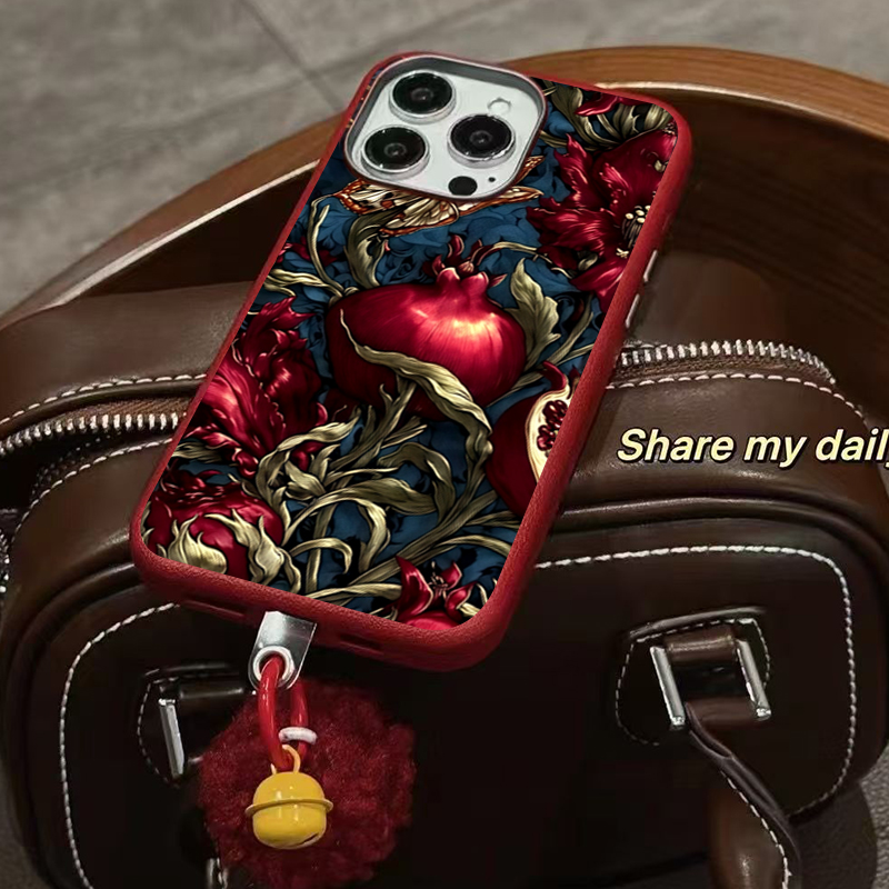Vintage Pomegranate TPU Art Ph - Phone Cases Art 评论和价格