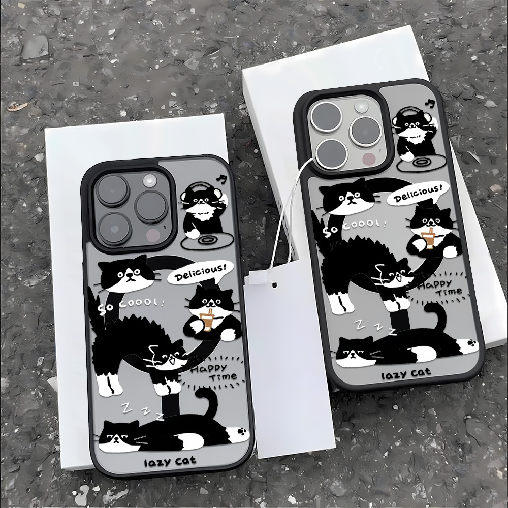Funny Black Cat Wireless Charg - Phone Cases Funny 评论和价格