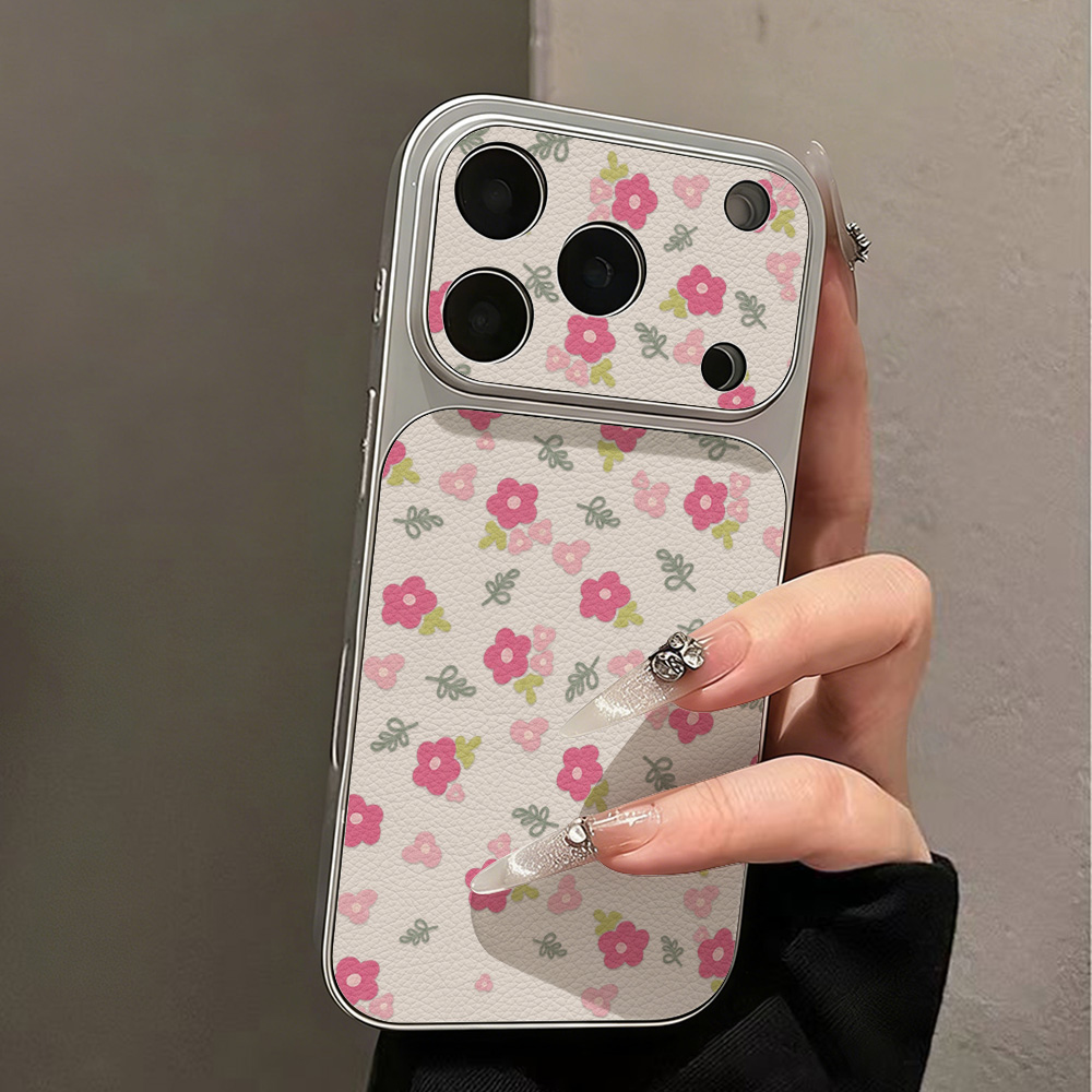Luxury INS Flower Large Window - Phone Cases That Cover The Camera 评论和价格