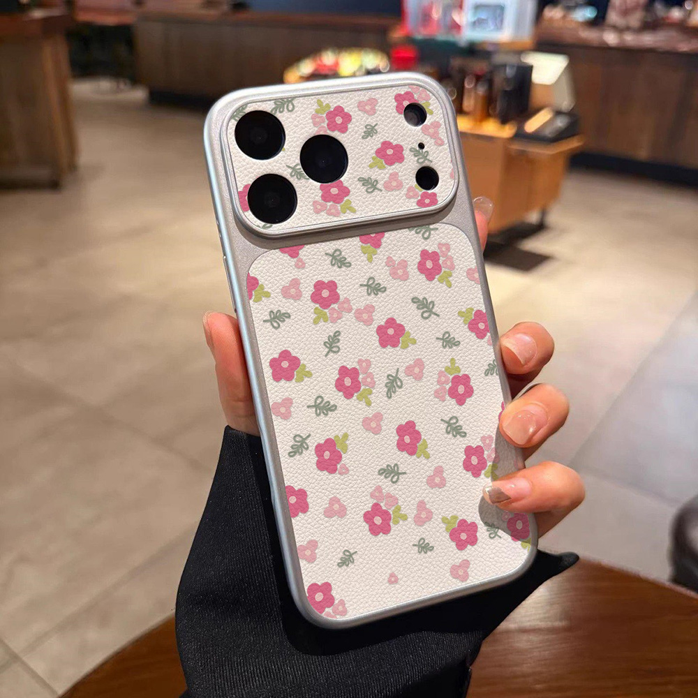 Luxury INS Flower Large Window - Phone Cases That Cover The Camera 评论和价格