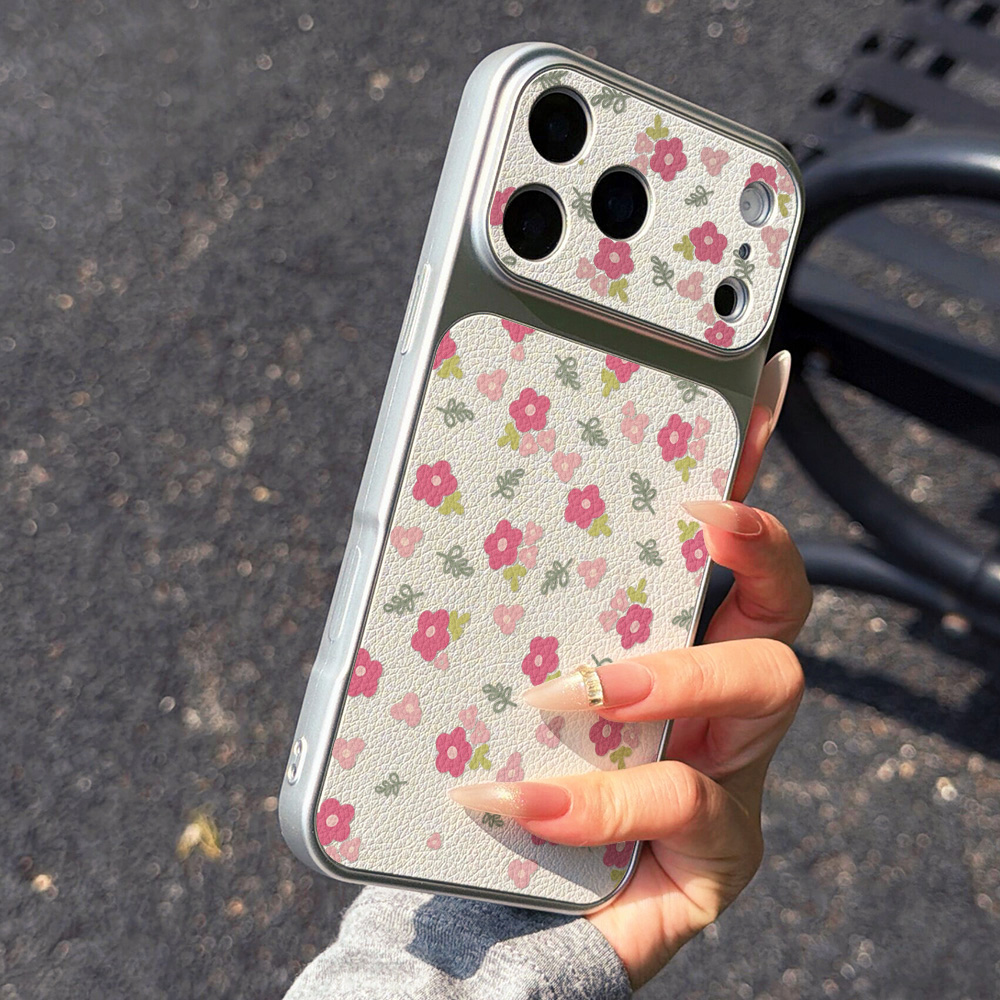 Luxury INS Flower Large Window - Phone Cases That Cover The Camera 评论和价格