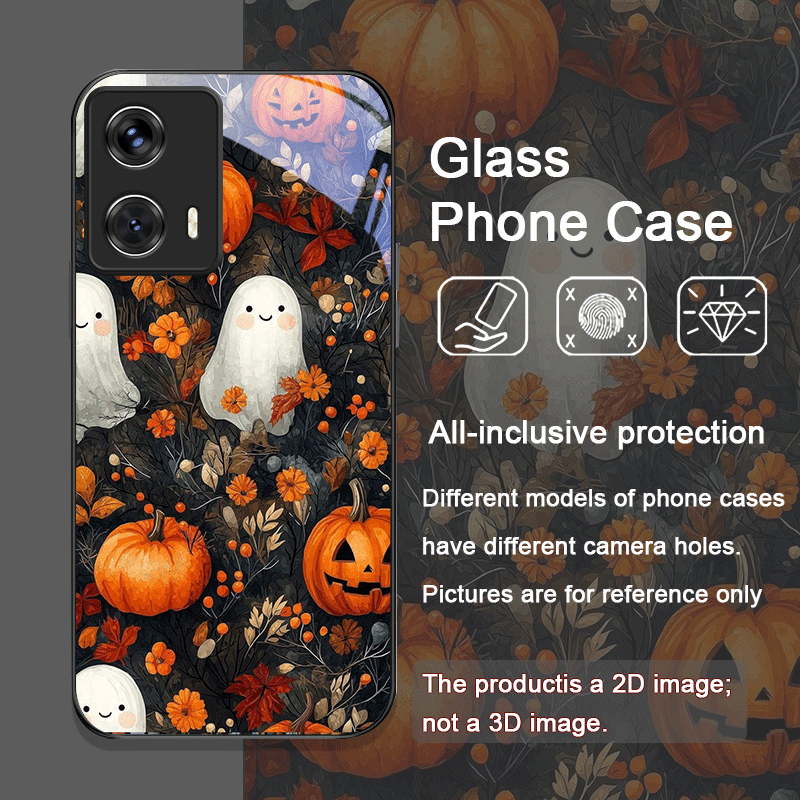 Halloween Pumpkin Ghost Booksh - Phone Cases Motorola 评论和价格