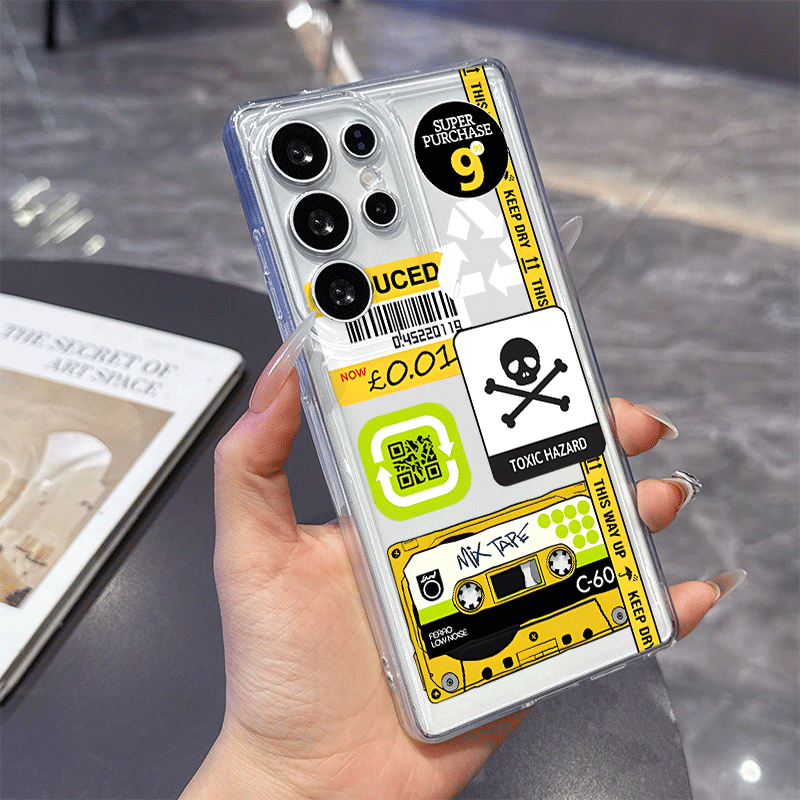Funny Mix Labels Collage Stick - Phone Cases Funny 评论和价格