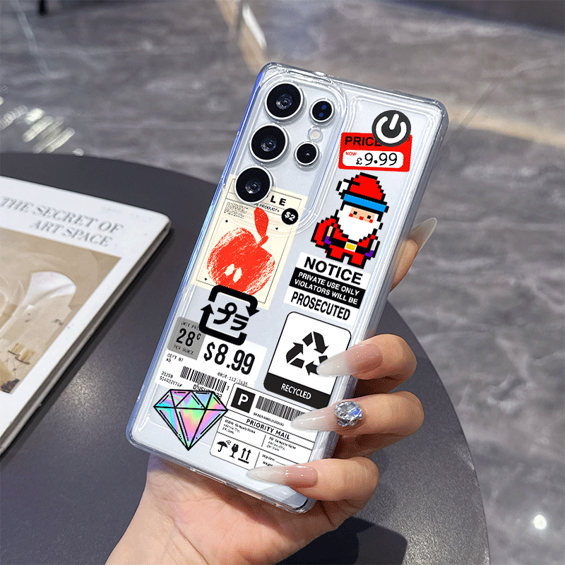 Funny Mix Labels Collage Stick - Phone Cases Funny 评论和价格