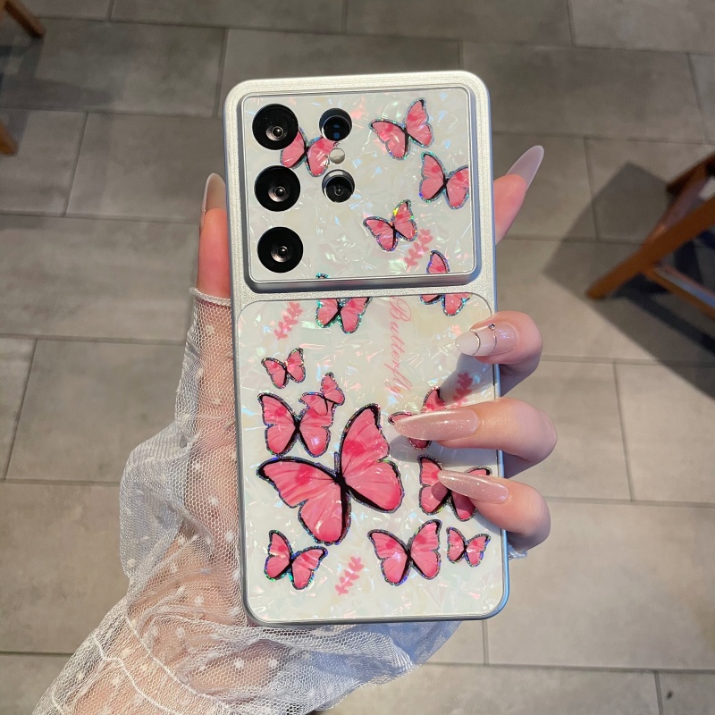 Luxury Butterfly Aurora Shell  - Luxury Plating Case 评论和价格