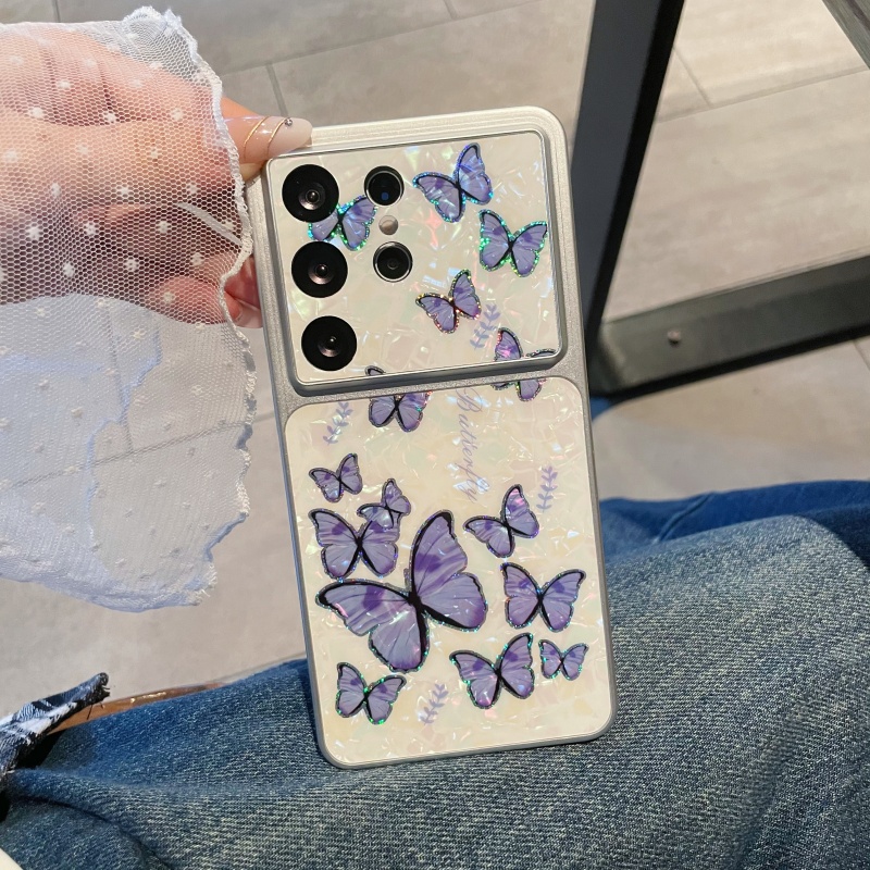 Luxury Butterfly Aurora Shell  - Luxury Plating Case 评论和价格