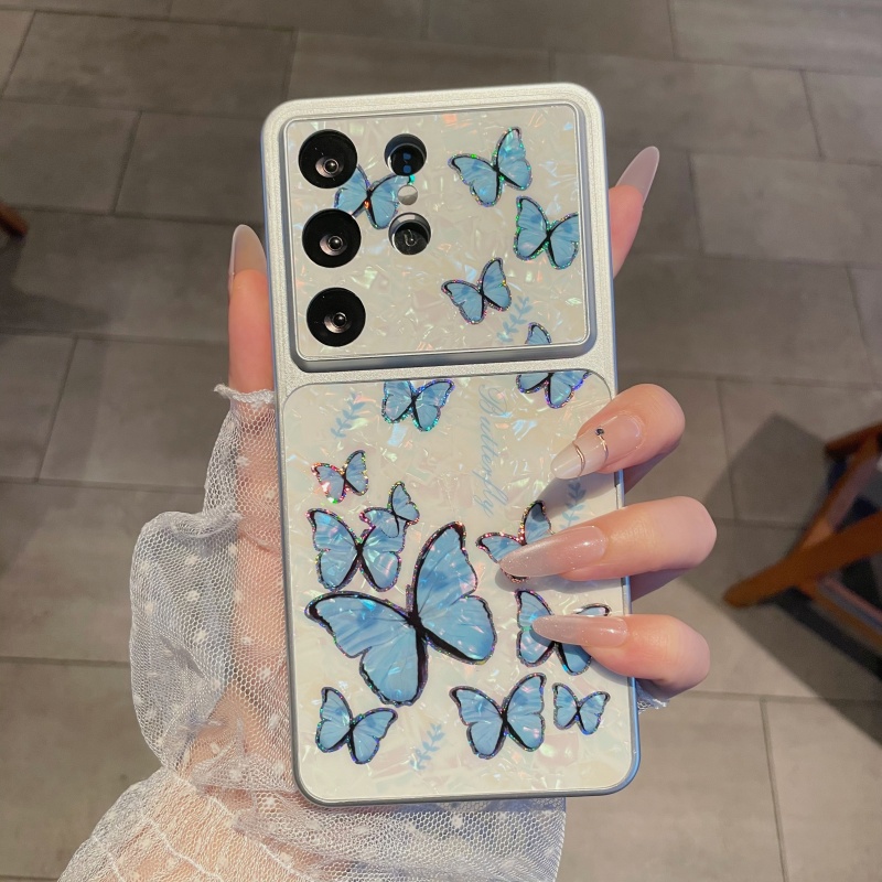 Luxury Butterfly Aurora Shell  - Luxury Plating Case 评论和价格
