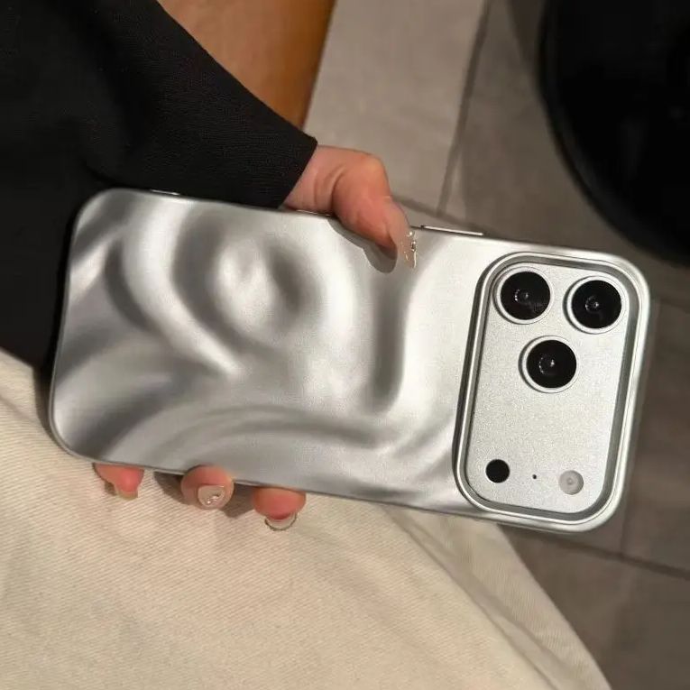 Luxury Wavy Jelly Color Matte  - Luxury Plating Case 评论和价格