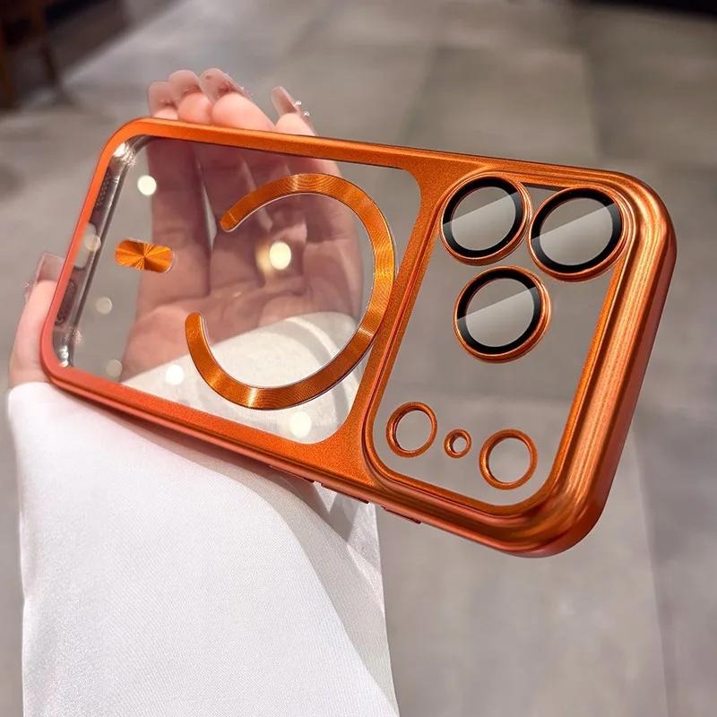 Magnetic Clear Luxury Plating  - Luxury Plating Case 评论和价格