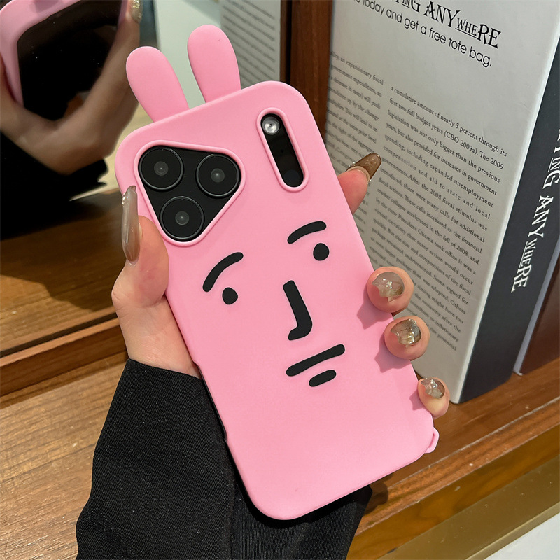 Kawaii 3D Funny Cartoon Pink E - Phone Cases Funny 评论和价格