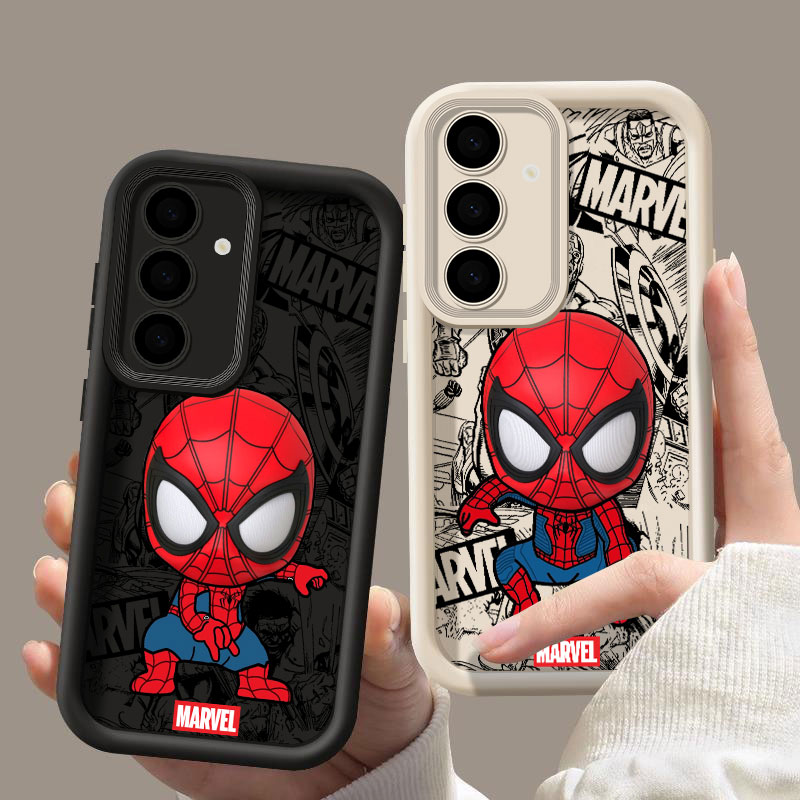 Marvel Spiderman Cute Fundas F - Phone Cases Samsung S25 Fe 评论和价格