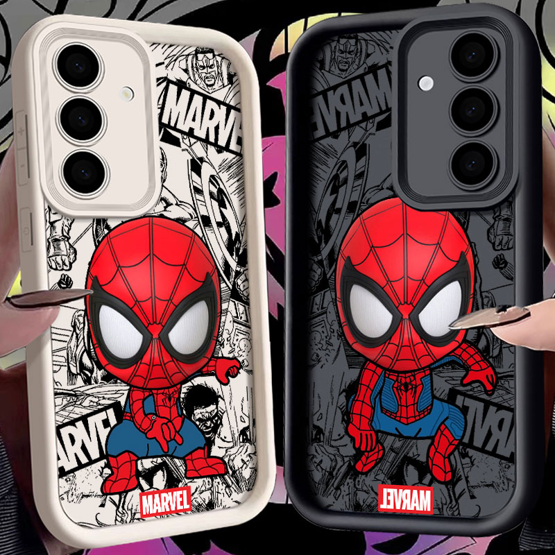 Marvel Spiderman Cute Fundas F - Phone Cases Samsung S25 Fe 评论和价格