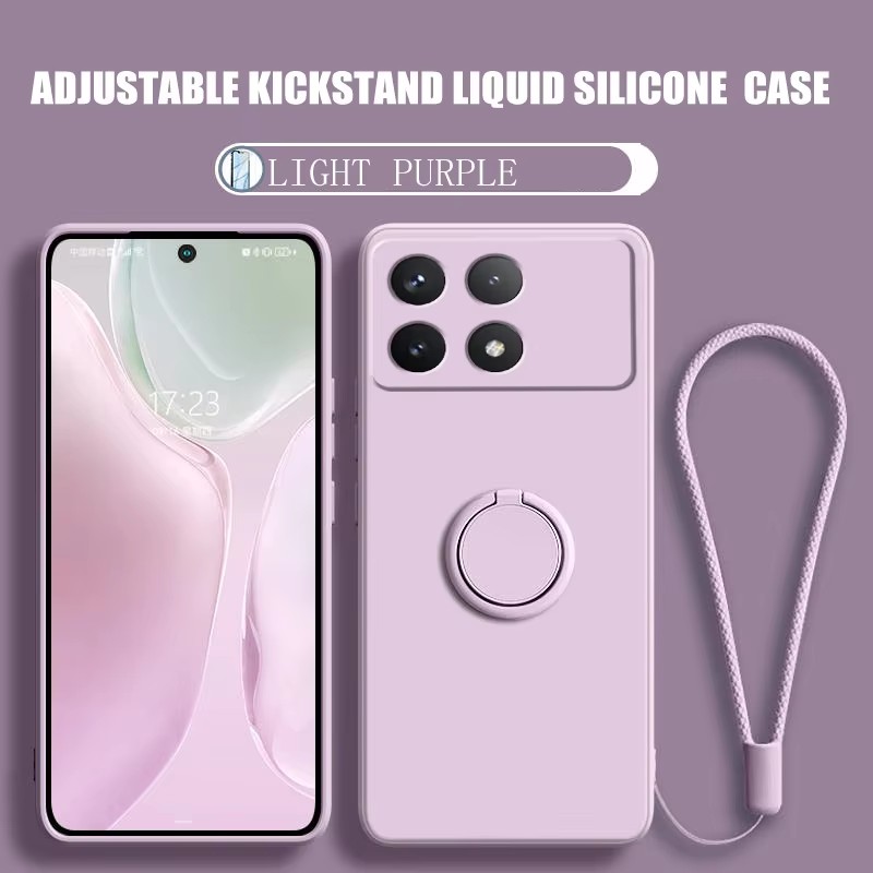 Luxury Liquid Silicone Magneti - Phone Cases With Stand 评论和价格