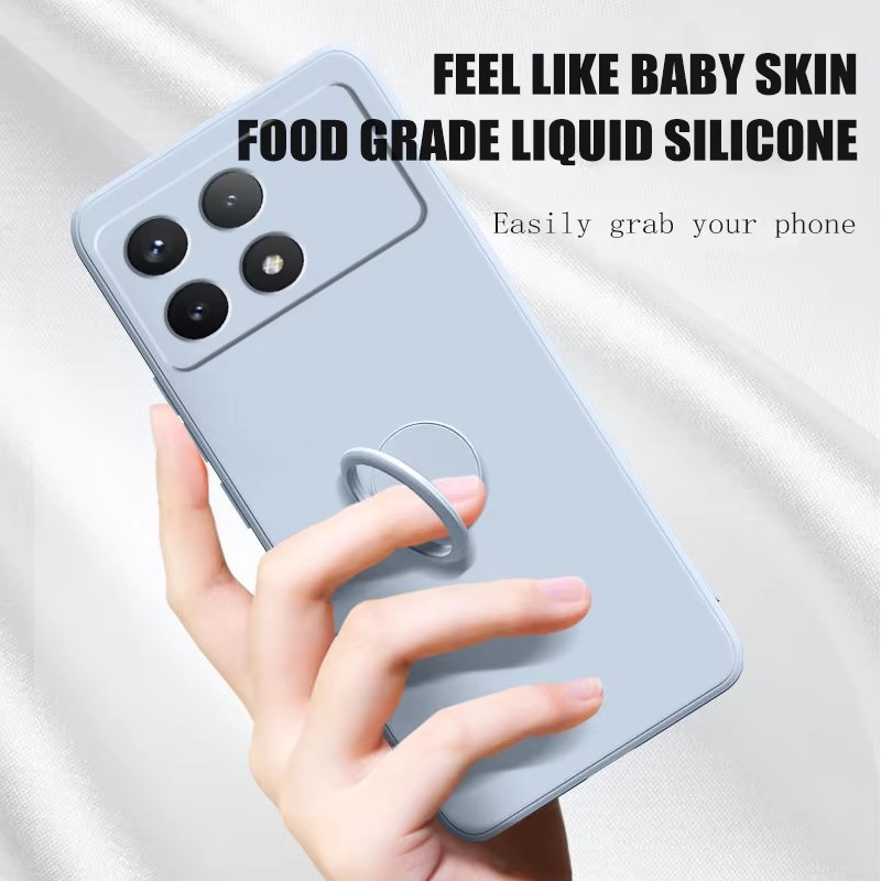 Luxury Liquid Silicone Magneti - Phone Cases With Stand 评论和价格