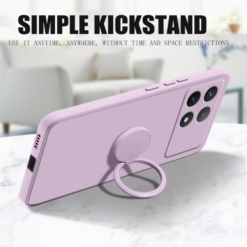 Luxury Liquid Silicone Magneti - Phone Cases With Stand 评论和价格