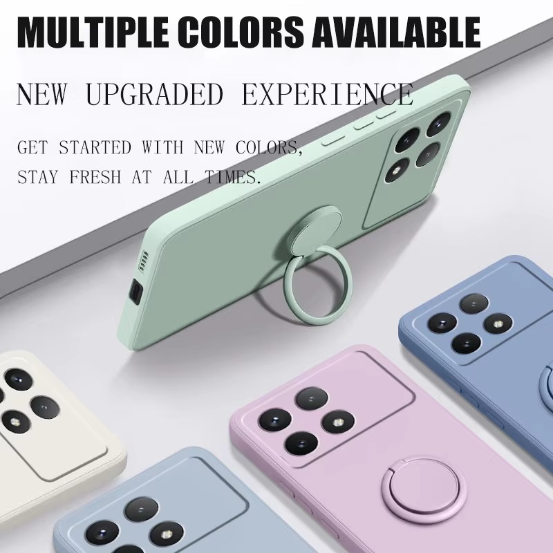 Luxury Liquid Silicone Magneti - Phone Cases With Stand 评论和价格