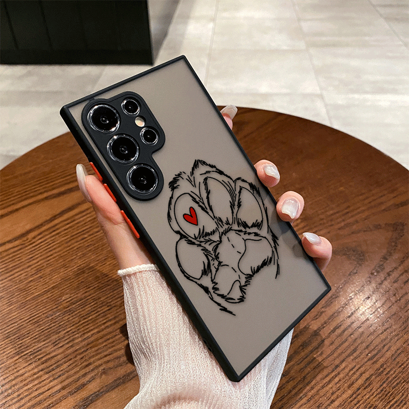 Funny Cartoon Pet Cute Dog Paw - Phone Cases Samsung S25 Fe 评论和价格