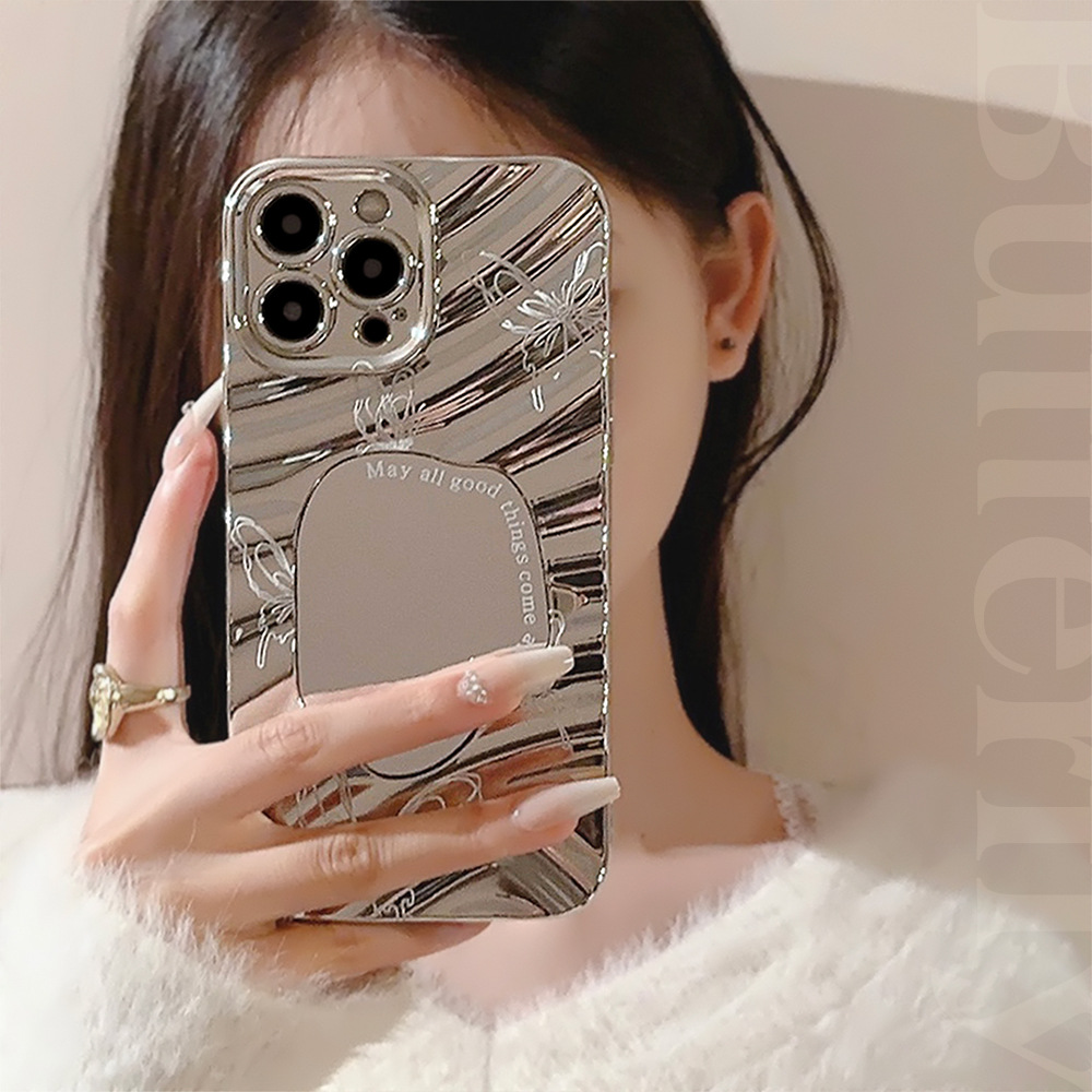 Luxury Silver Wavy Plating Mak - Luxury Plating Case 评论和价格