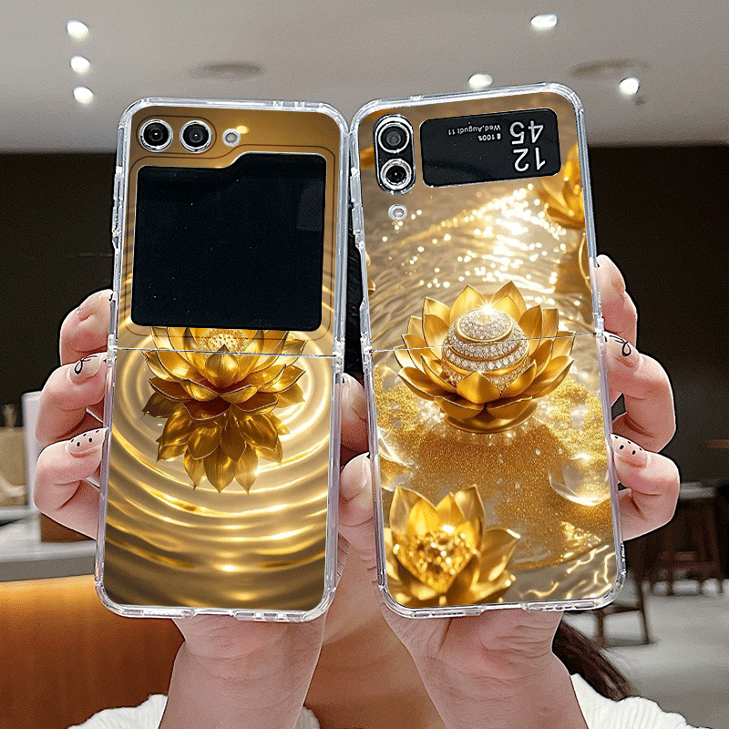 Creative Golden Lotus Flower P - Phone Cases Z Fold 7 评论和价格
